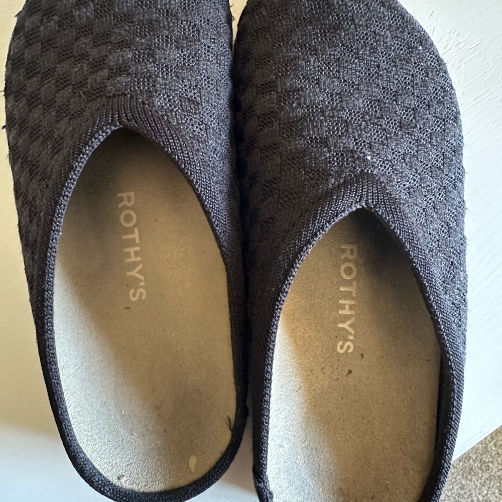 Rothy’s Clog in Black Sand